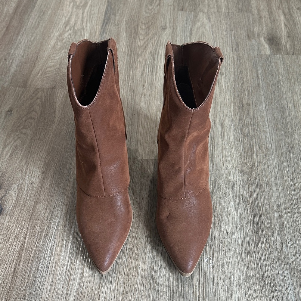 Altar'd State Brown Heeled Boots